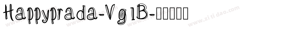 Happyprada-Vg1B字体转换