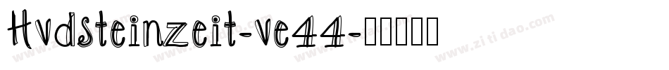 Hvdsteinzeit-ve44字体转换