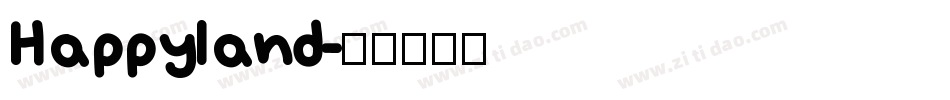 Happyland字体转换