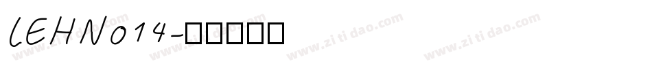 LEHN014字体转换
