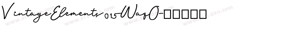 VintageElements015-WaqO字体转换