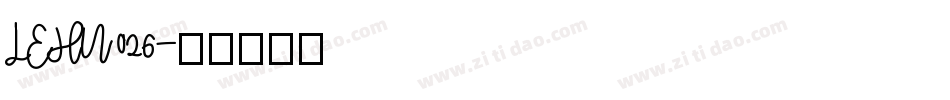 LEHN026字体转换