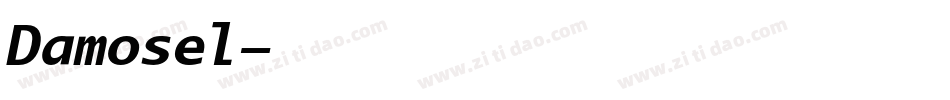 Damosel字体转换