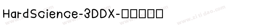 HardScience-3DDX字体转换