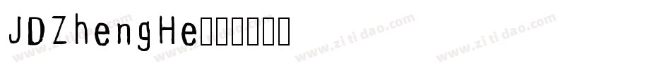 JDZhengHe字体转换