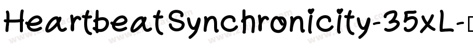 HeartbeatSynchronicity-35xL字体转换