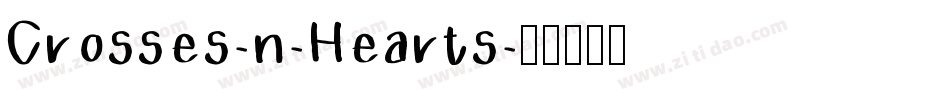 Crosses-n-Hearts字体转换