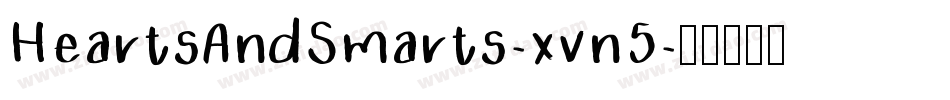 HeartsAndSmarts-xvn5字体转换