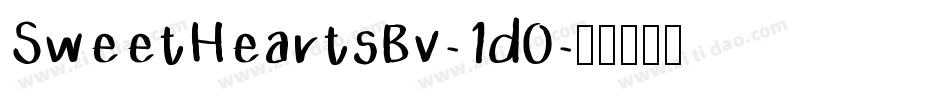 SweetHeartsBv-1d0字体转换