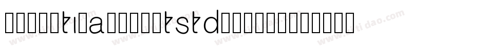 helveticaneueltstd-blk標準字体转换