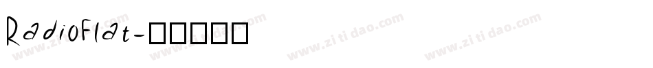 RadioFlat字体转换