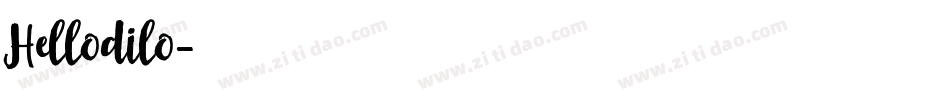 Hellodilo字体转换