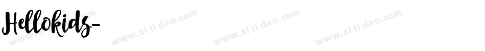 Hellokids字体转换