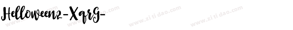 Helloween2-XqrG字体转换