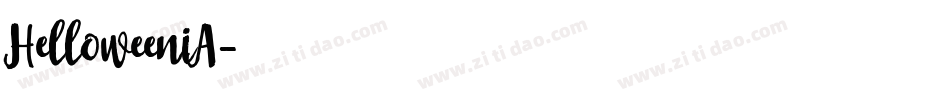 HelloweeniA字体转换