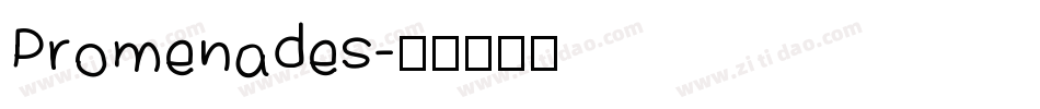 Promenades字体转换