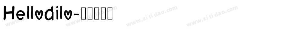 Hellodilo字体转换