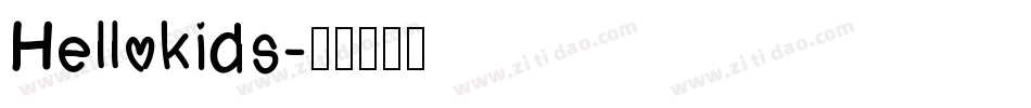 Hellokids字体转换