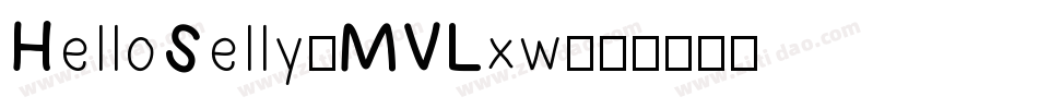 HelloSelly-MVLxw字体转换