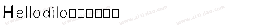 Hellodilo字体转换