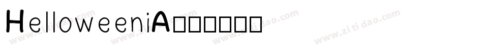 HelloweeniA字体转换