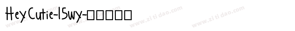 HeyCutie-l5wy字体转换
