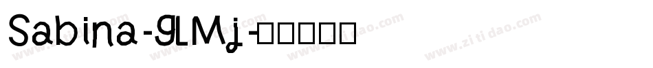 Sabina-9LMj字体转换