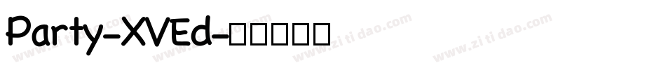Party-XVEd字体转换