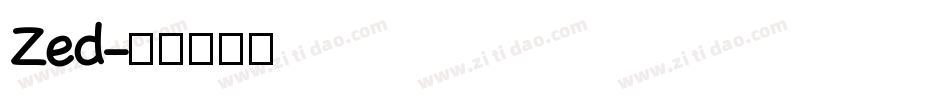 Zed字体转换
