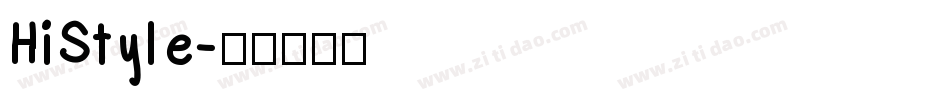 HiStyle字体转换