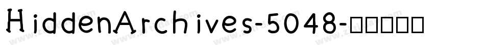 HiddenArchives-5048字体转换