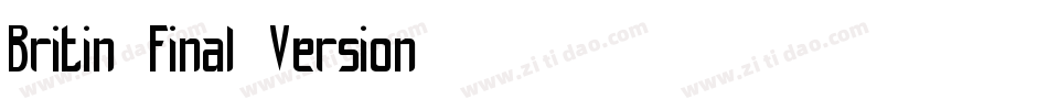 Britin_Final_Version字体转换
