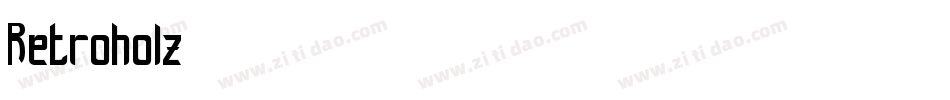Retroholz字体转换