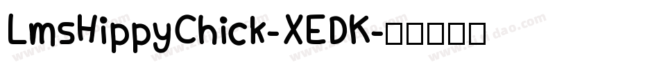 LmsHippyChick-XEDK字体转换