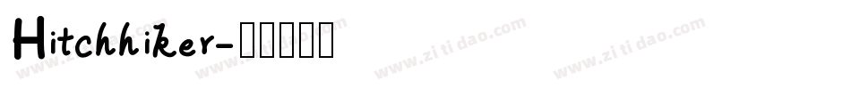 Hitchhiker字体转换