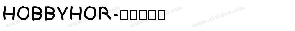 HOBBYHOR字体转换