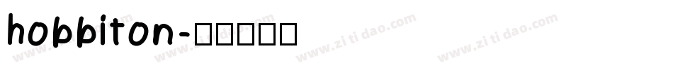 hobbiton字体转换