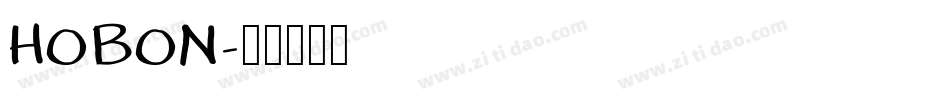 HOBON字体转换