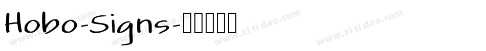 Hobo-Signs字体转换