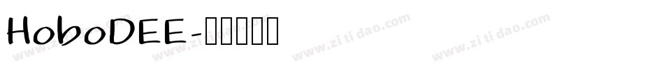 HoboDEE字体转换