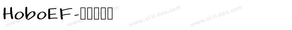 HoboEF字体转换