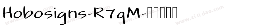 Hobosigns-R7qM字体转换