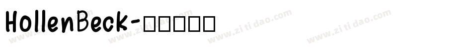 HollenBeck字体转换