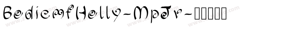 BodiemfHolly-MpJv字体转换