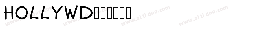 HOLLYWD字体转换