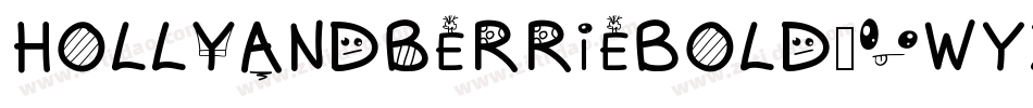 HollyandberrieBold-5WYZ字体转换