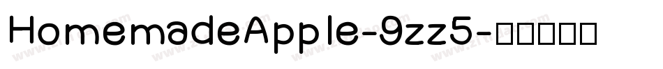 HomemadeApple-9zz5字体转换