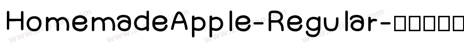 HomemadeApple-Regular字体转换