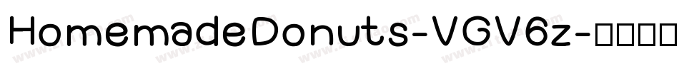 HomemadeDonuts-VGV6z字体转换