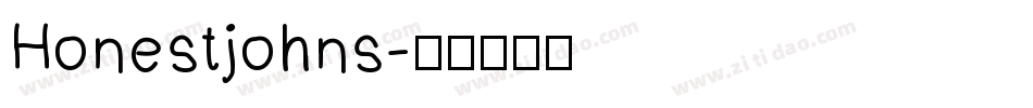 Honestjohns字体转换